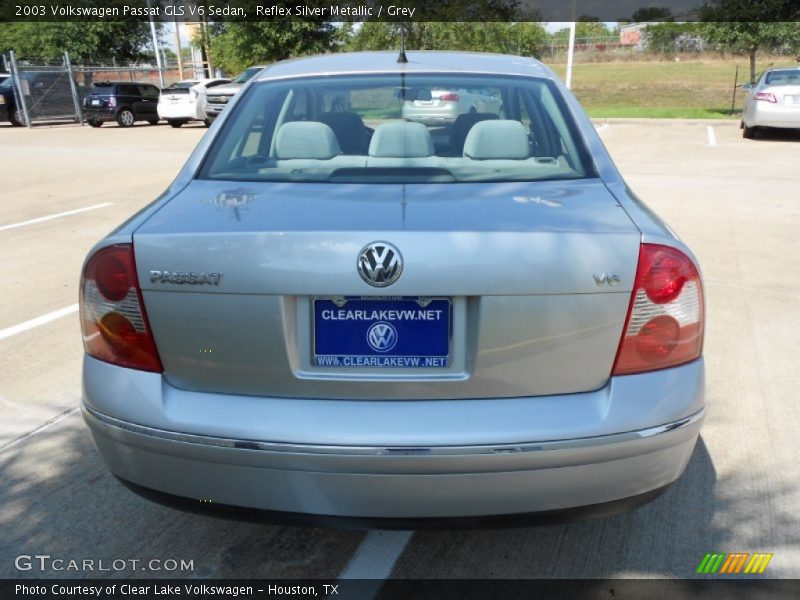 Reflex Silver Metallic / Grey 2003 Volkswagen Passat GLS V6 Sedan
