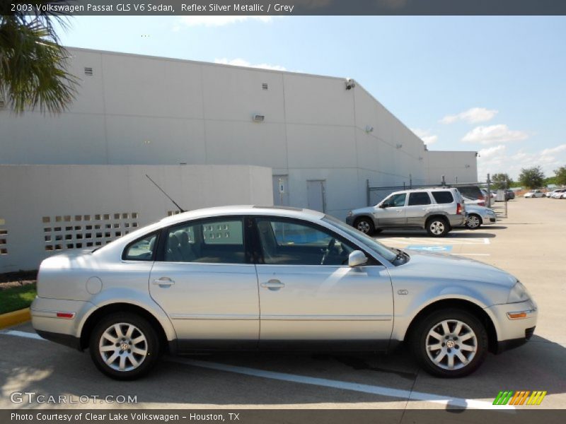 Reflex Silver Metallic / Grey 2003 Volkswagen Passat GLS V6 Sedan