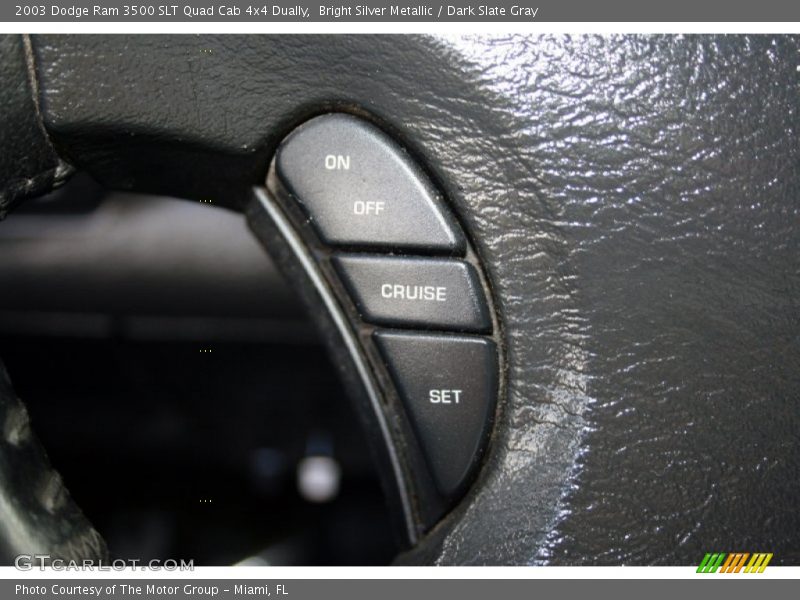 Bright Silver Metallic / Dark Slate Gray 2003 Dodge Ram 3500 SLT Quad Cab 4x4 Dually