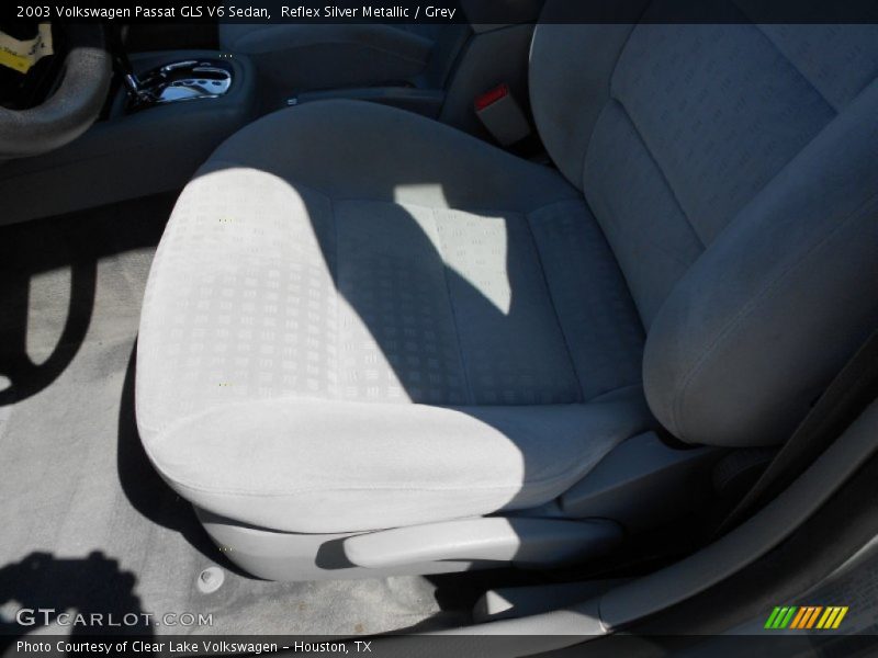 Reflex Silver Metallic / Grey 2003 Volkswagen Passat GLS V6 Sedan