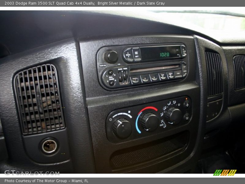 Bright Silver Metallic / Dark Slate Gray 2003 Dodge Ram 3500 SLT Quad Cab 4x4 Dually