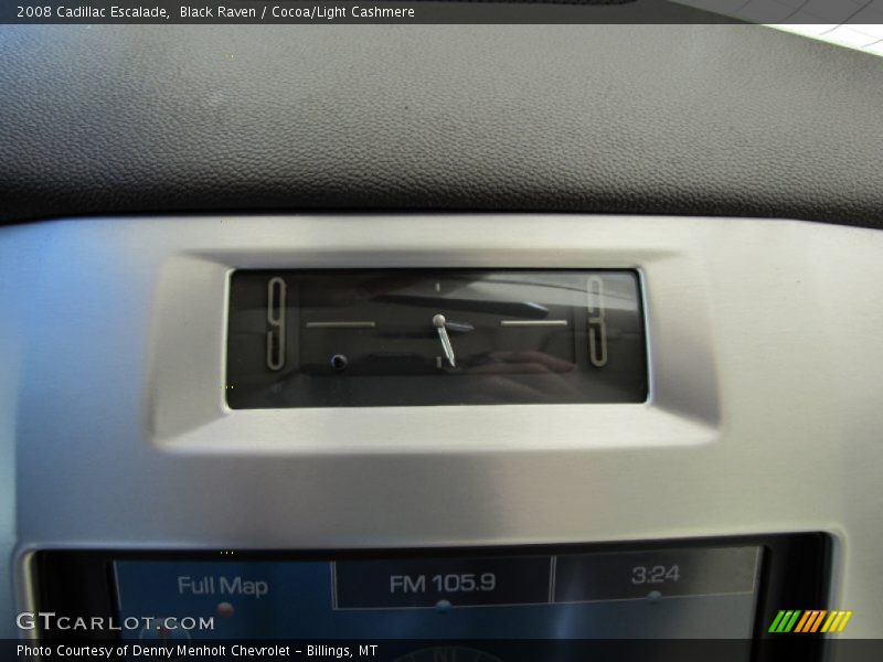 Black Raven / Cocoa/Light Cashmere 2008 Cadillac Escalade
