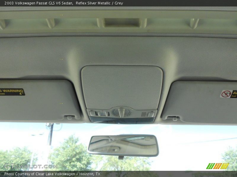 Reflex Silver Metallic / Grey 2003 Volkswagen Passat GLS V6 Sedan