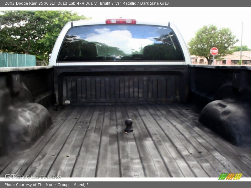 Bright Silver Metallic / Dark Slate Gray 2003 Dodge Ram 3500 SLT Quad Cab 4x4 Dually