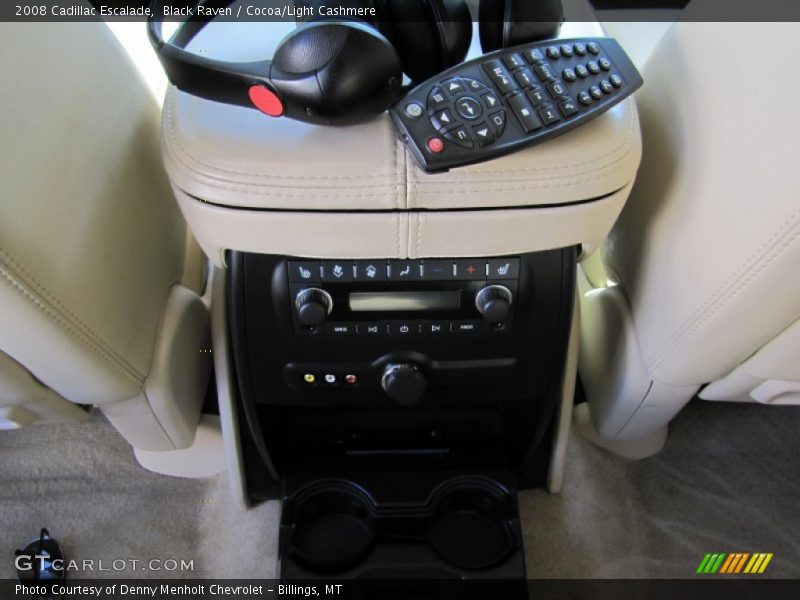 Black Raven / Cocoa/Light Cashmere 2008 Cadillac Escalade