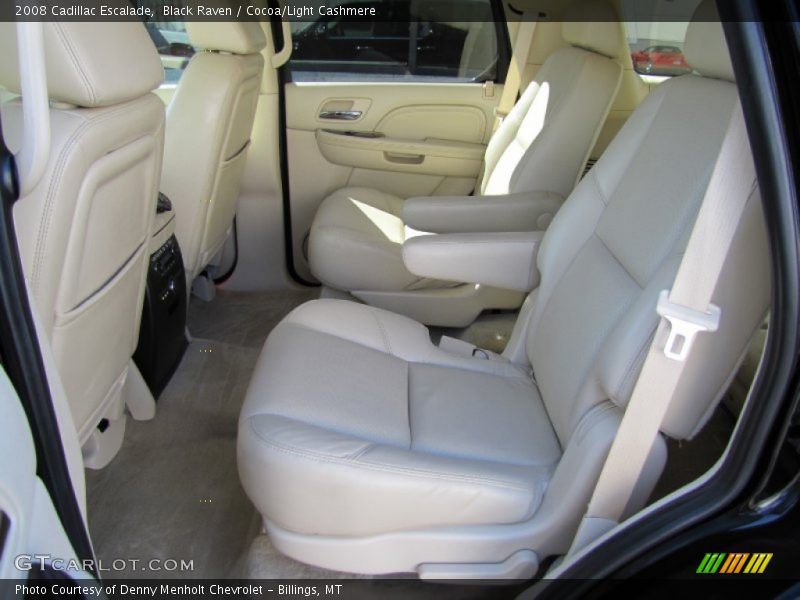 Black Raven / Cocoa/Light Cashmere 2008 Cadillac Escalade
