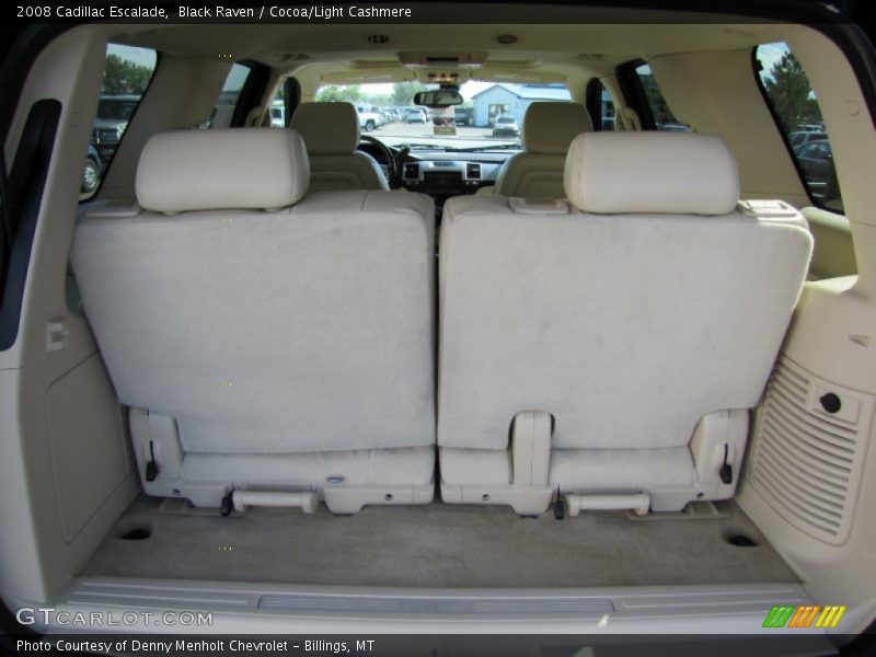 Black Raven / Cocoa/Light Cashmere 2008 Cadillac Escalade