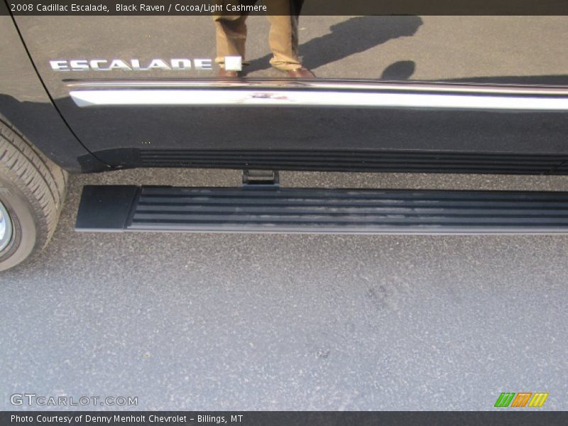 Black Raven / Cocoa/Light Cashmere 2008 Cadillac Escalade