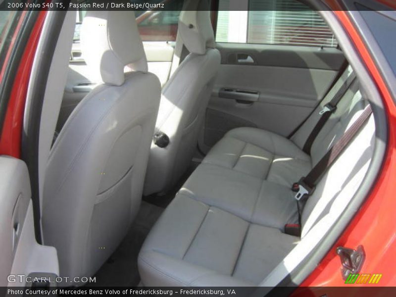 Passion Red / Dark Beige/Quartz 2006 Volvo S40 T5