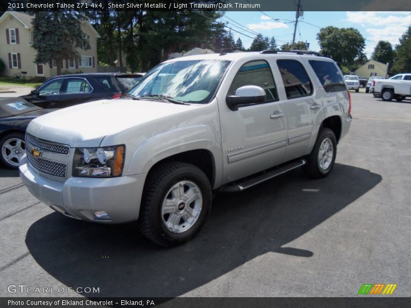 Sheer Silver Metallic / Light Titanium/Dark Titanium 2011 Chevrolet Tahoe Z71 4x4