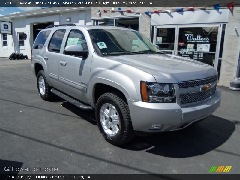 Sheer Silver Metallic / Light Titanium/Dark Titanium 2011 Chevrolet Tahoe Z71 4x4