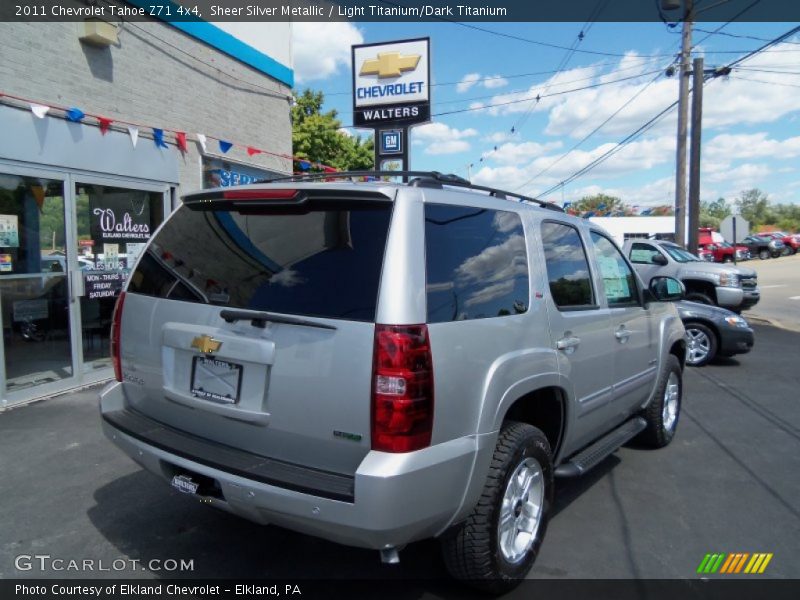 Sheer Silver Metallic / Light Titanium/Dark Titanium 2011 Chevrolet Tahoe Z71 4x4
