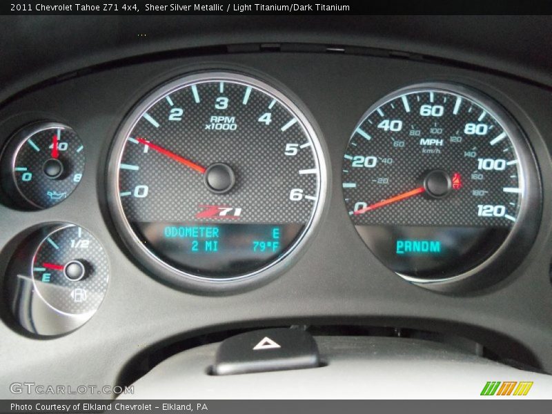 Sheer Silver Metallic / Light Titanium/Dark Titanium 2011 Chevrolet Tahoe Z71 4x4