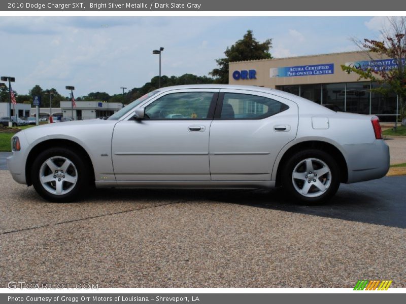 Bright Silver Metallic / Dark Slate Gray 2010 Dodge Charger SXT