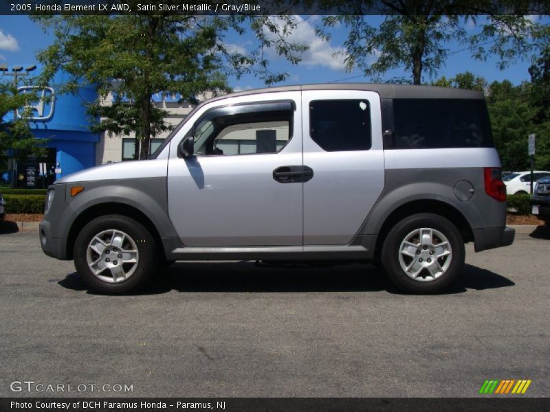 Satin Silver Metallic / Gray/Blue 2005 Honda Element LX AWD