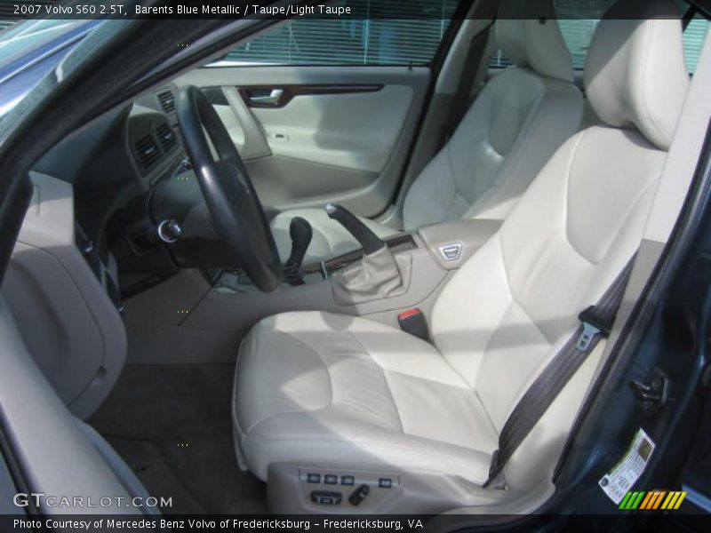 Barents Blue Metallic / Taupe/Light Taupe 2007 Volvo S60 2.5T
