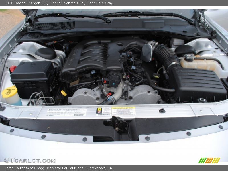 Bright Silver Metallic / Dark Slate Gray 2010 Dodge Charger SXT