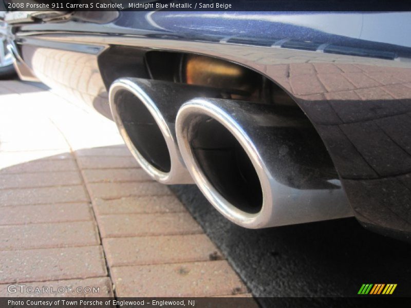 Midnight Blue Metallic / Sand Beige 2008 Porsche 911 Carrera S Cabriolet