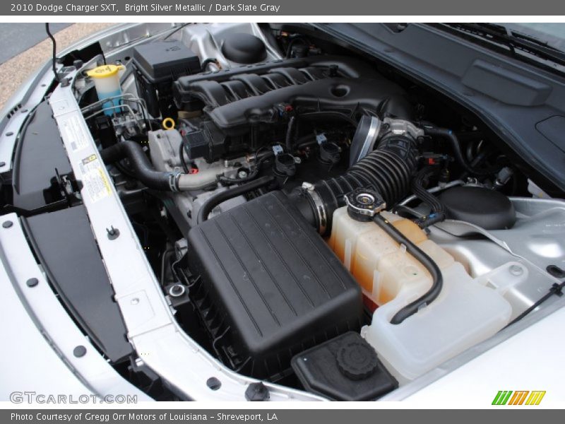 Bright Silver Metallic / Dark Slate Gray 2010 Dodge Charger SXT