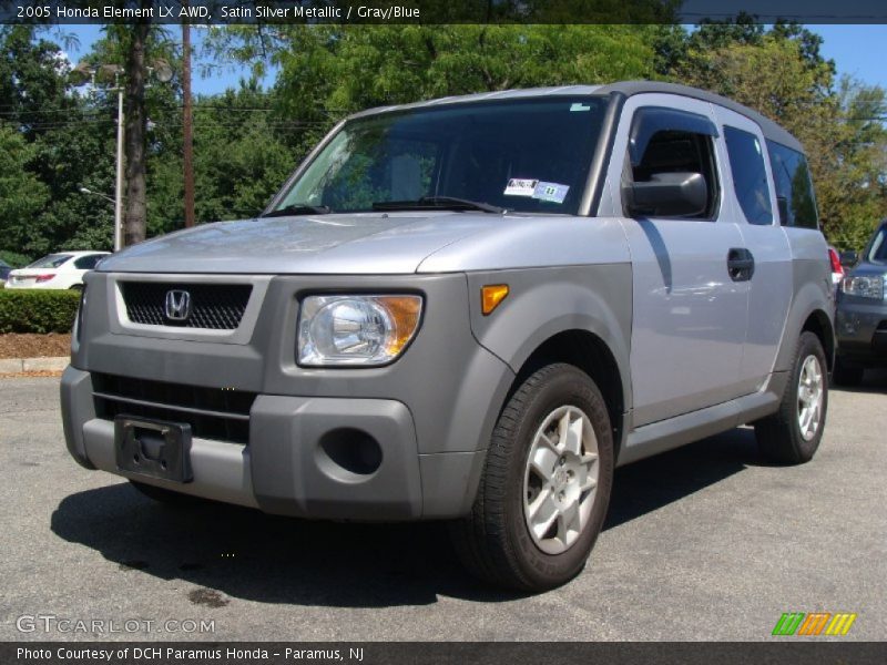 Satin Silver Metallic / Gray/Blue 2005 Honda Element LX AWD