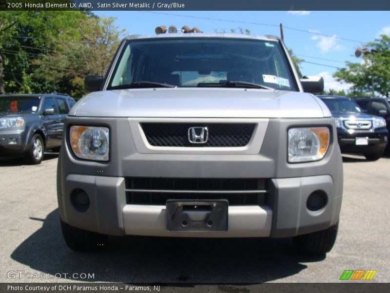Satin Silver Metallic / Gray/Blue 2005 Honda Element LX AWD