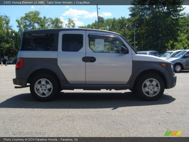Satin Silver Metallic / Gray/Blue 2005 Honda Element LX AWD
