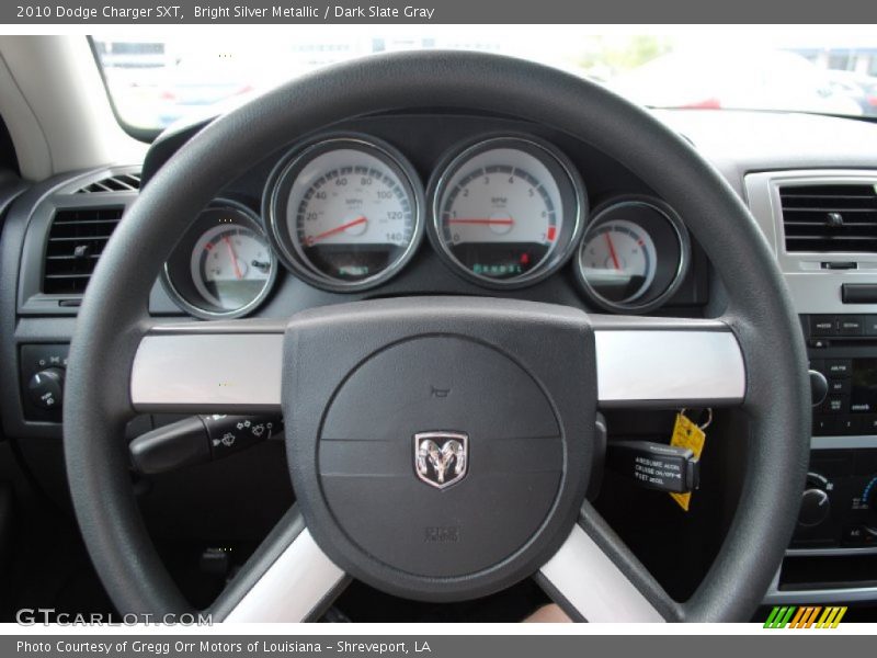 Bright Silver Metallic / Dark Slate Gray 2010 Dodge Charger SXT