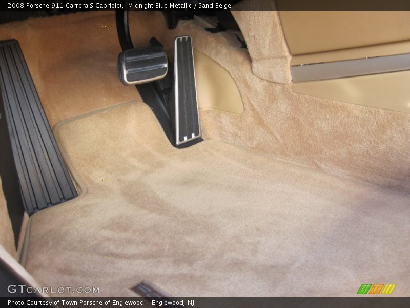 Midnight Blue Metallic / Sand Beige 2008 Porsche 911 Carrera S Cabriolet