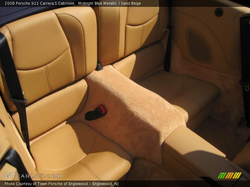 Midnight Blue Metallic / Sand Beige 2008 Porsche 911 Carrera S Cabriolet