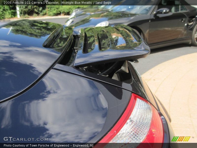 Midnight Blue Metallic / Sand Beige 2008 Porsche 911 Carrera S Cabriolet