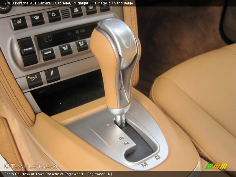 Midnight Blue Metallic / Sand Beige 2008 Porsche 911 Carrera S Cabriolet