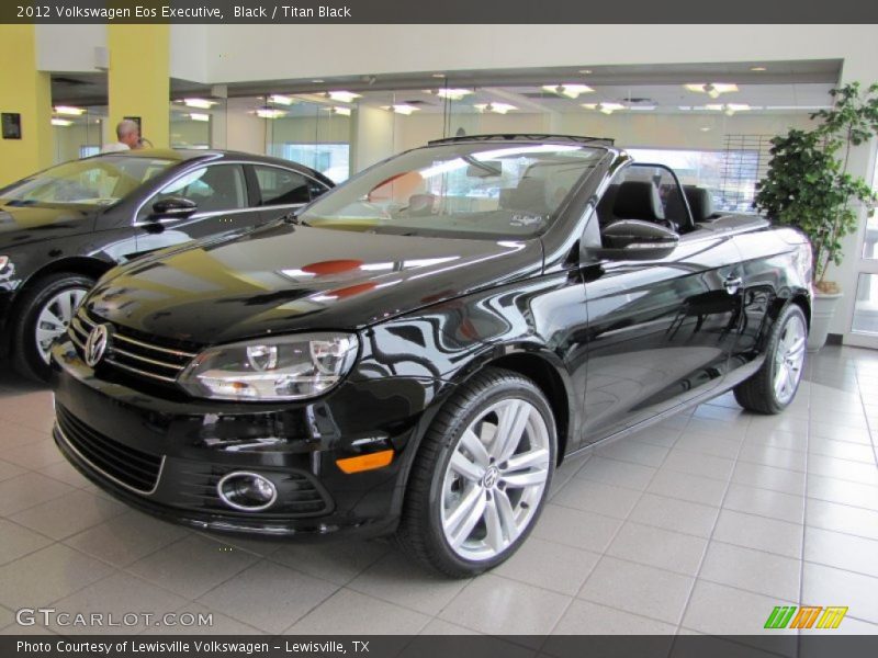Black / Titan Black 2012 Volkswagen Eos Executive
