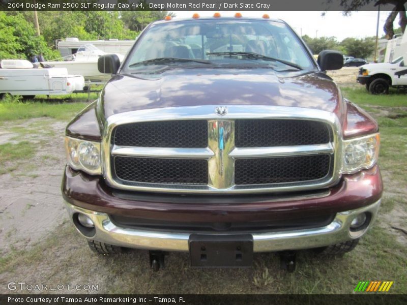 Deep Molten Red Pearl / Dark Slate Gray 2004 Dodge Ram 2500 SLT Regular Cab 4x4