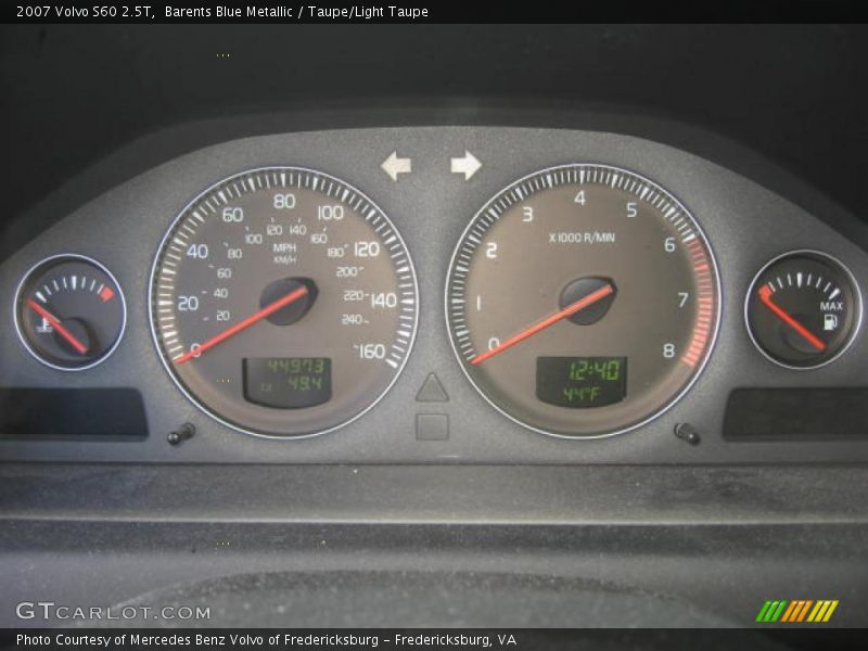 Barents Blue Metallic / Taupe/Light Taupe 2007 Volvo S60 2.5T