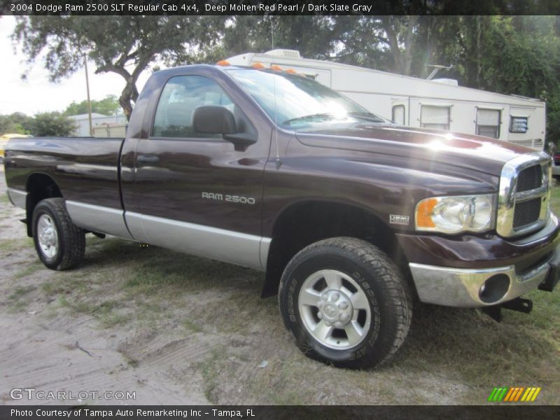 Deep Molten Red Pearl / Dark Slate Gray 2004 Dodge Ram 2500 SLT Regular Cab 4x4