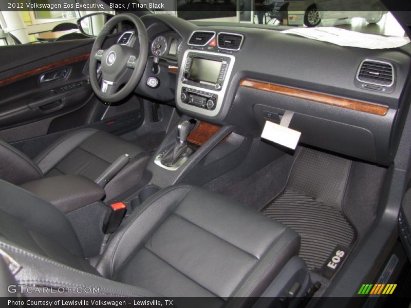 Black / Titan Black 2012 Volkswagen Eos Executive