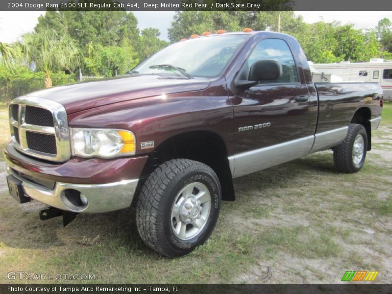 Deep Molten Red Pearl / Dark Slate Gray 2004 Dodge Ram 2500 SLT Regular Cab 4x4