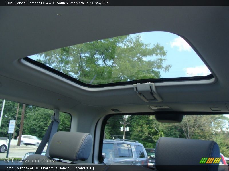 Satin Silver Metallic / Gray/Blue 2005 Honda Element LX AWD
