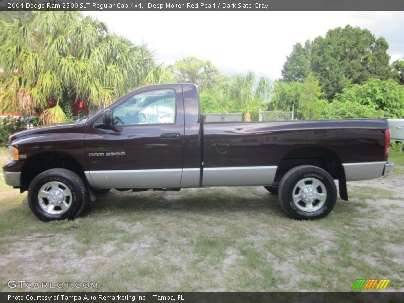  2004 Ram 2500 SLT Regular Cab 4x4 Deep Molten Red Pearl