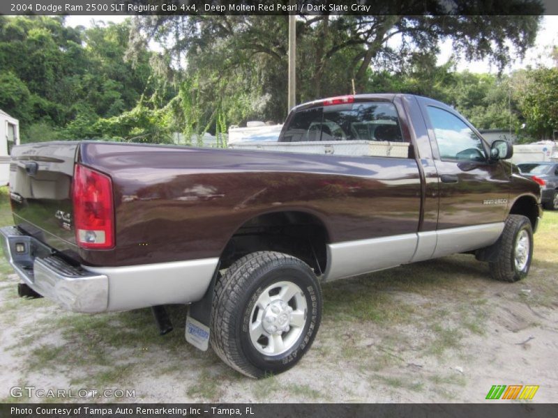 Deep Molten Red Pearl / Dark Slate Gray 2004 Dodge Ram 2500 SLT Regular Cab 4x4
