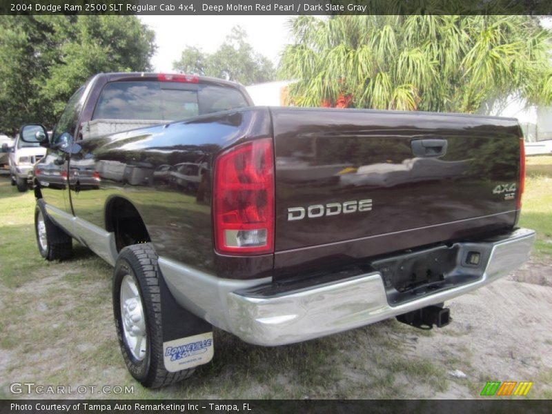 Deep Molten Red Pearl / Dark Slate Gray 2004 Dodge Ram 2500 SLT Regular Cab 4x4