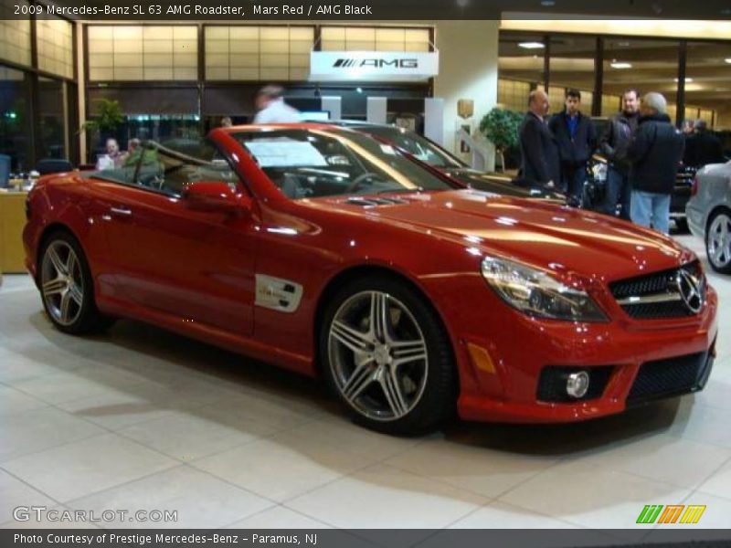 Mars Red / AMG Black 2009 Mercedes-Benz SL 63 AMG Roadster