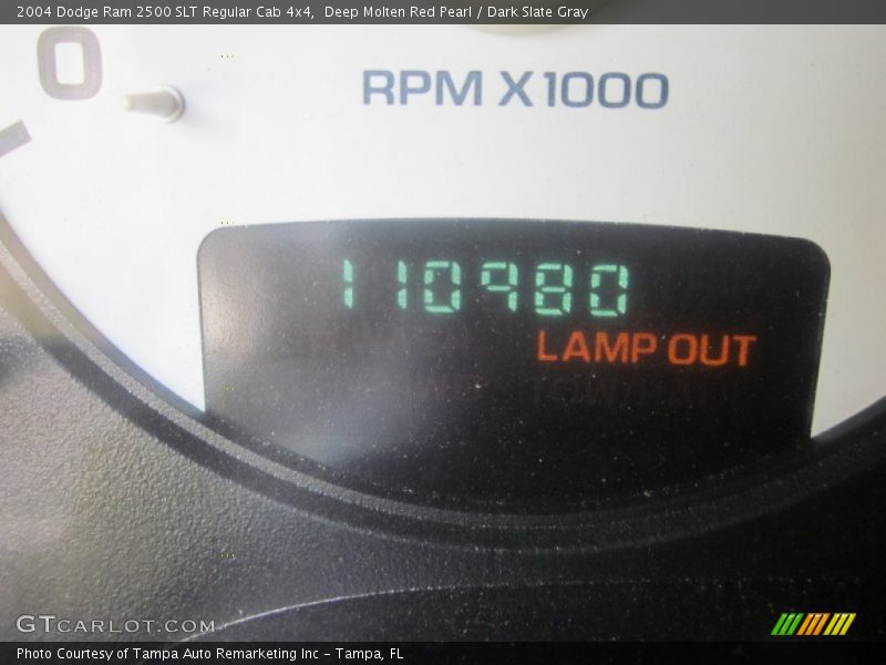 Deep Molten Red Pearl / Dark Slate Gray 2004 Dodge Ram 2500 SLT Regular Cab 4x4