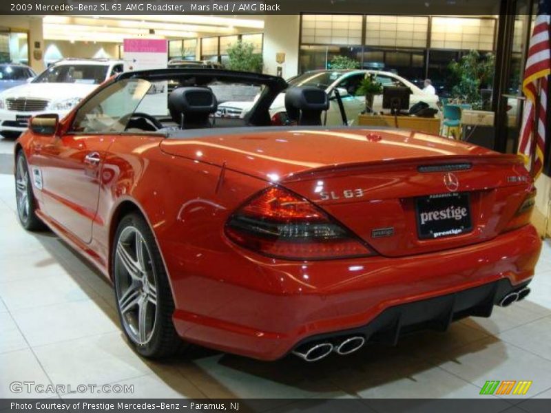 Mars Red / AMG Black 2009 Mercedes-Benz SL 63 AMG Roadster