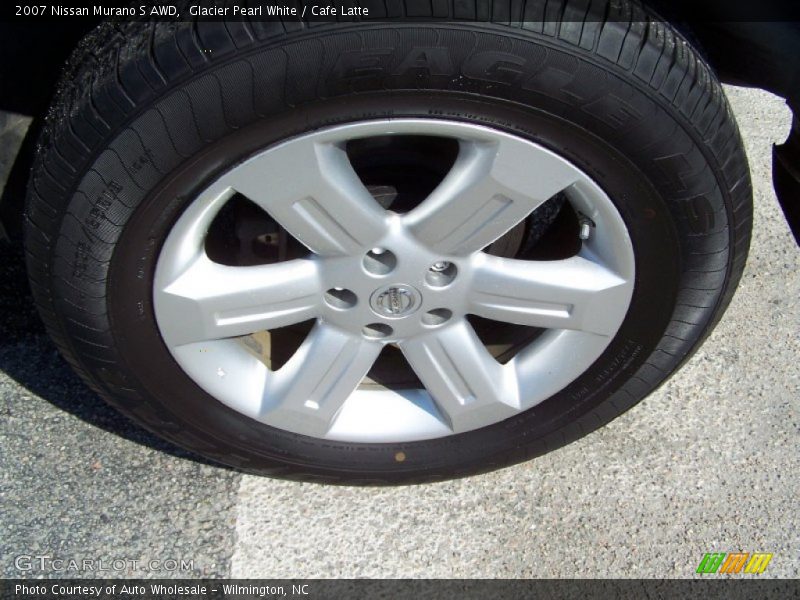 Glacier Pearl White / Cafe Latte 2007 Nissan Murano S AWD