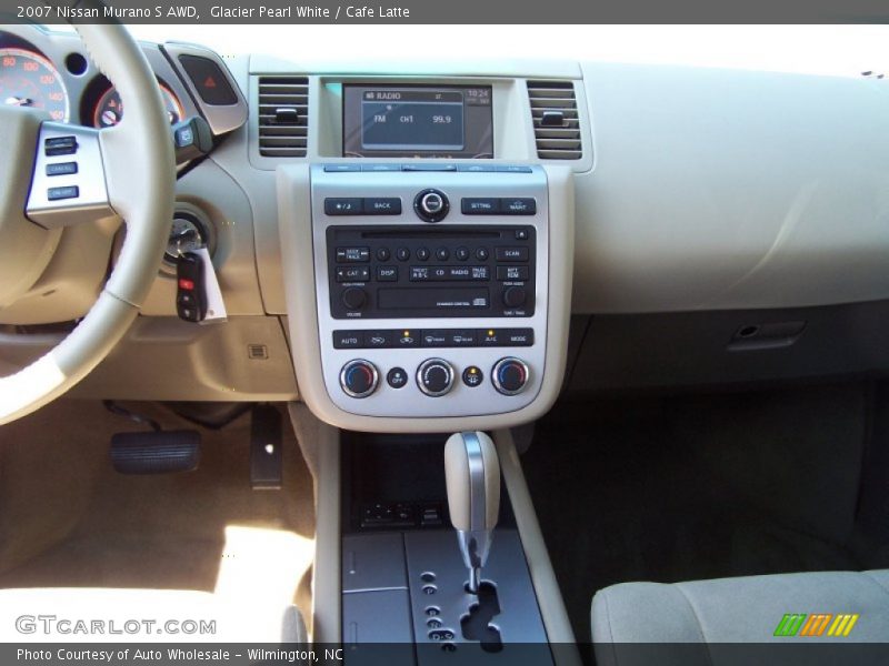 Glacier Pearl White / Cafe Latte 2007 Nissan Murano S AWD