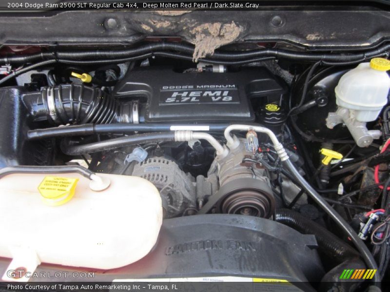 Deep Molten Red Pearl / Dark Slate Gray 2004 Dodge Ram 2500 SLT Regular Cab 4x4