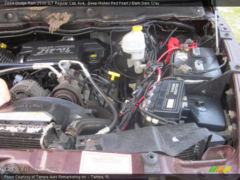 Deep Molten Red Pearl / Dark Slate Gray 2004 Dodge Ram 2500 SLT Regular Cab 4x4