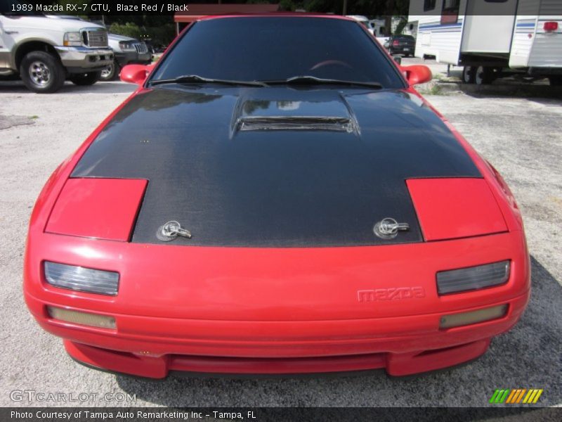 Blaze Red / Black 1989 Mazda RX-7 GTU