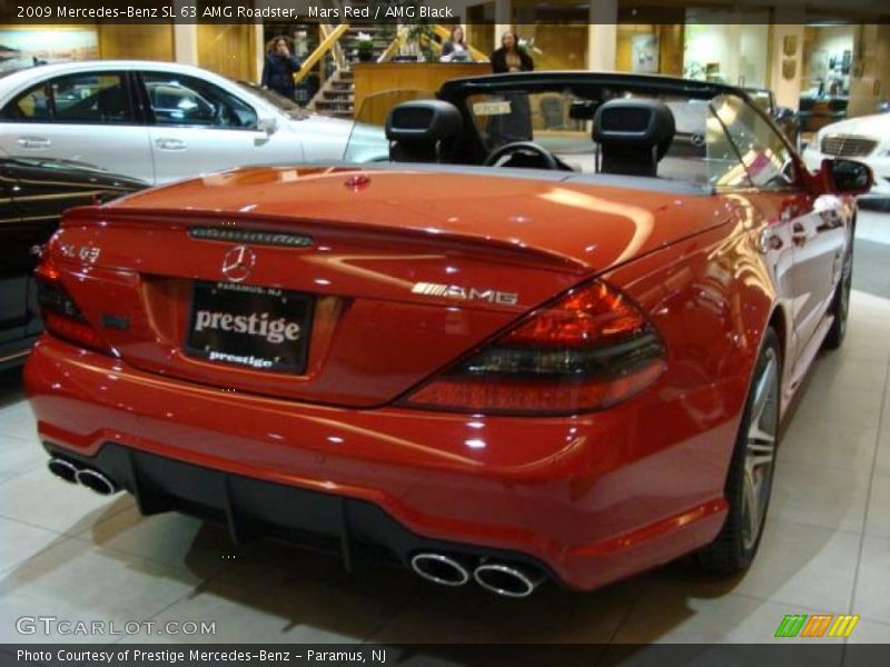 Mars Red / AMG Black 2009 Mercedes-Benz SL 63 AMG Roadster